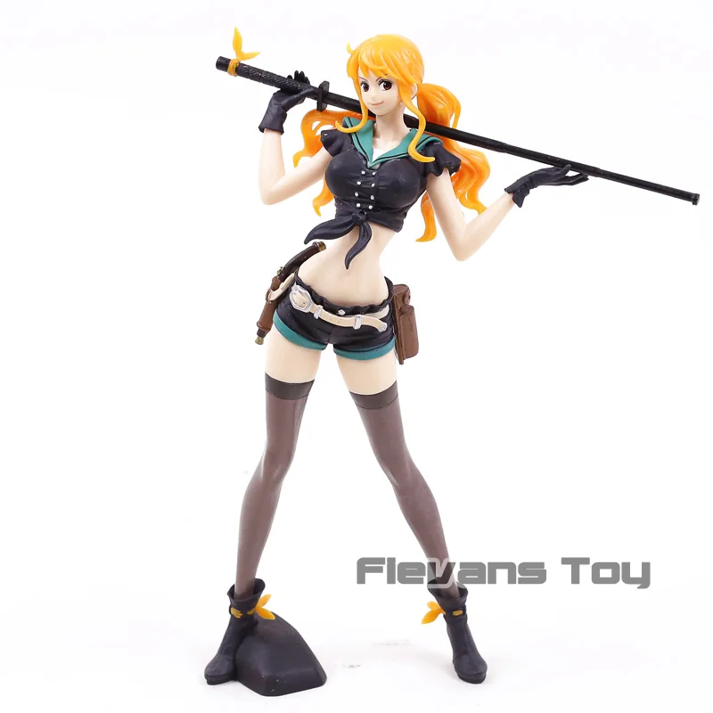 

Anime One Piece Banpresto FDS Flag Diamond Ship Nami Code:B PVC Figure Collectible Model Toy