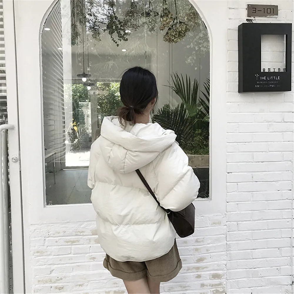 Winter Warm Teenage Girls' Thicken Coat 2018 Cotton Padded Women Hooded Coats Casual Parkas Thick Jacket Coat Hoodies Z8879 (6)
