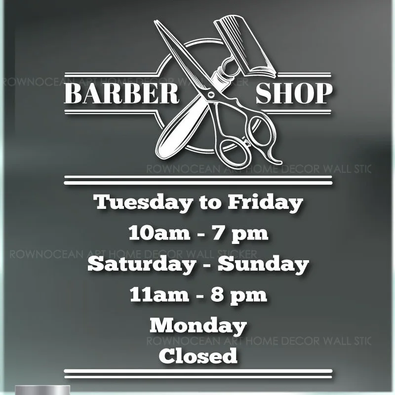 Custom Door Decals Vinyl Stickers Multiple Sizes Business Name Barber Shop Business Barber Shop Signs Outdoor Luggage & Bumper Stickers for Cars Yellow 30X20Inches Set of 10 Custom Door Decals Vinyl Stickers Multiple Sizes Business Name Barber Shop Business Barber Shop Signs Outdoor Luggage & Bumper Stickers for Cars Yellow 30X20Inches Set of 10