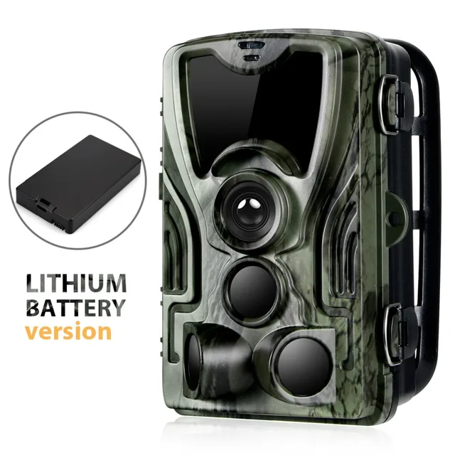 US $71.99 Trail Hunting Camera With 5000Mah Lithium Battery 16MP HC801 1080P IP65 Waterproof Photo Traps 0.3s