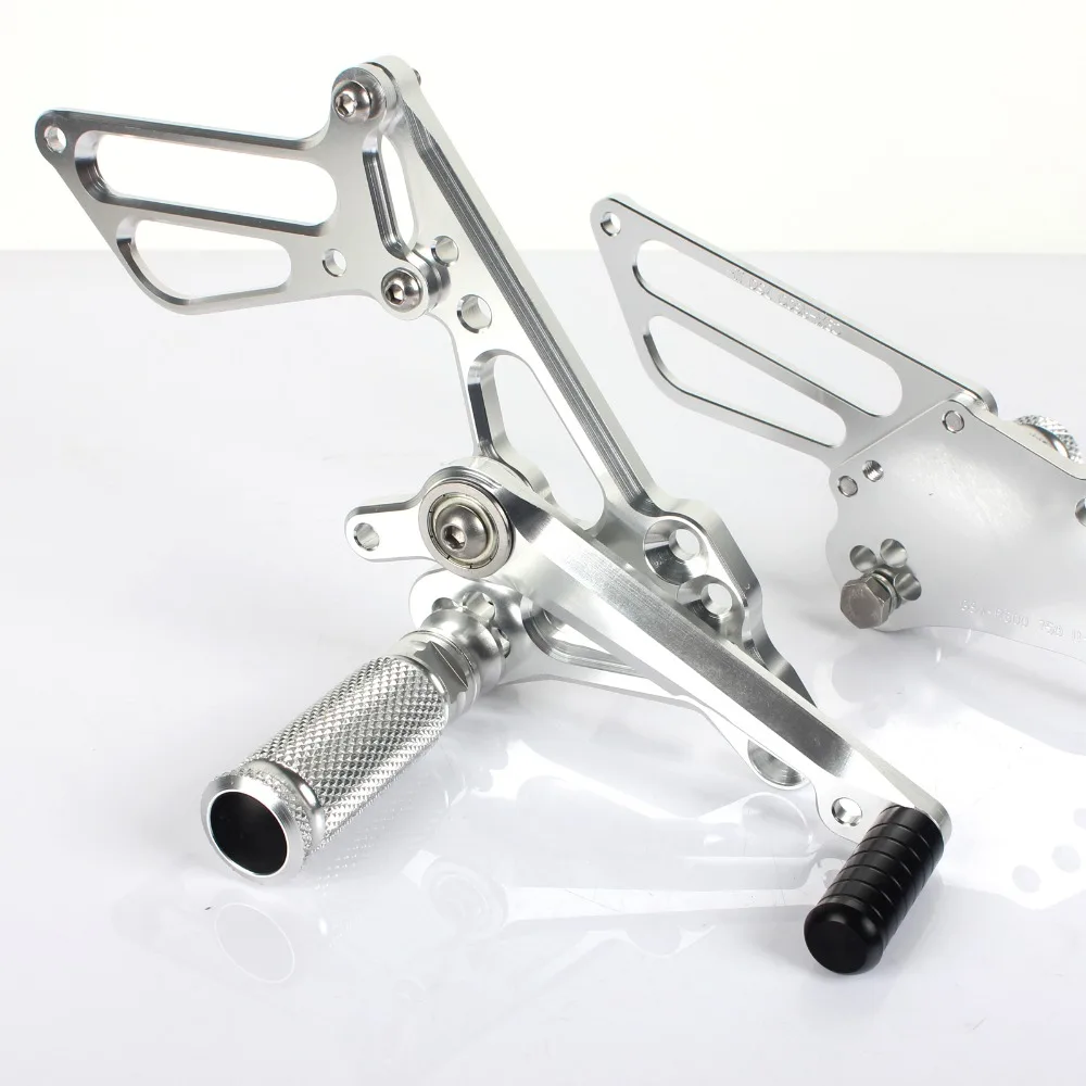 BIKINGBOY Rearsets задние комплекты подножки для GSXR 600 GSX R 750 11 12 13 14 15 16 17 18 регулируемые