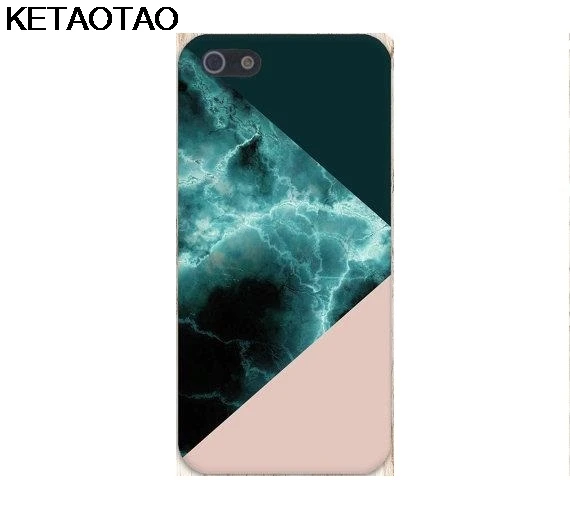 KETAOTAO Turquoise Dark Green Marble Phone Cases for iPhone 4 5C 5S 6S 7 8 Plus XR XS Max X6 Case Soft TPU Rubber Silicone | Мобильные