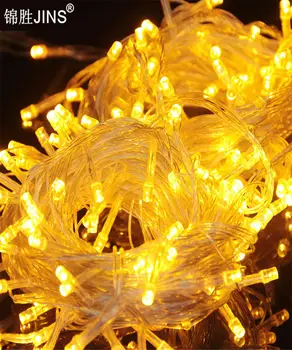 

Led Lamp String Indoor And Outdoor Twinkly Decorative гирлянда Eu Plug Christmas Holiday Fairy Lights 5M 60Pcs / M Girlanda
