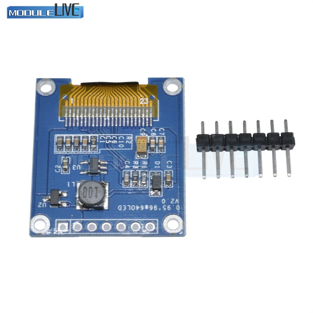 0,95 дюймов 0,9" SPI полный цветной oled-дисплей DIY модуль 96x64 lcd для Arduino SSD1306 Драйвер IC Высокое качество