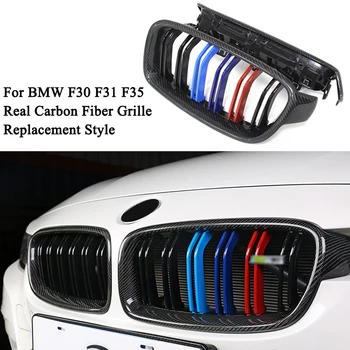 

For BMW 3 Series F30 F31 F35 F80 2012 2013-2017 2018 2019 Racing Grills Pair Gloss Matt Black 3 colors Front Kidney Grille