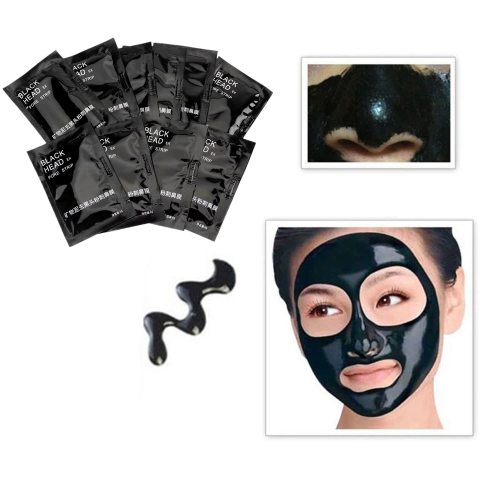 Wholesale Blackhead Remover Mask Face lift Peel off Mask Shrink Pores Acne Treatment Suck Out Black Head Face Mask Discount