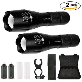 

High Power Flashlight Zoomable Tactical Torch LED Flashlight 18650 Lantern Outdoor Hunting Light