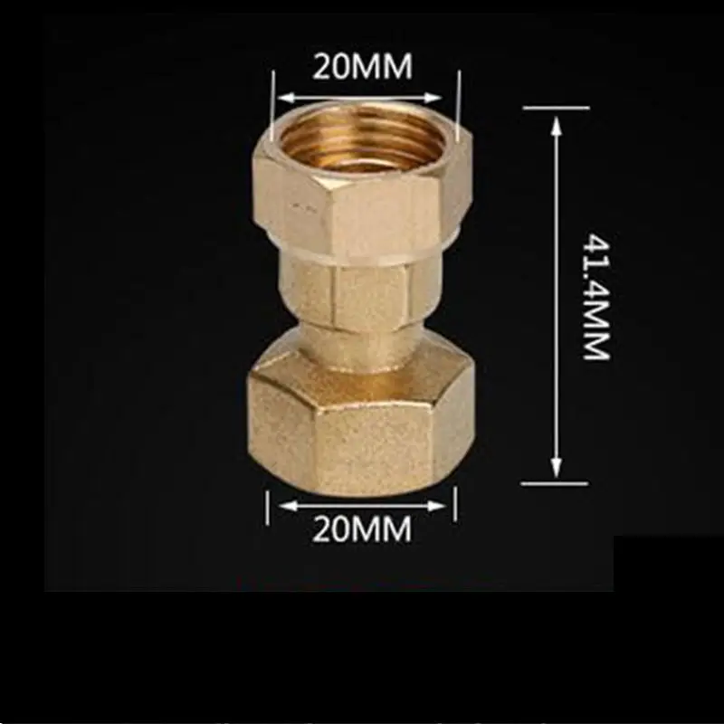 1/2'' BSP Female Thread Copper Brass Straight Tube Connector Union