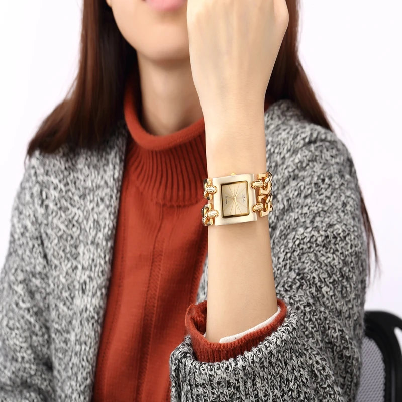 

Watch For 2018 Luxury Brand Women's Bracelet Watches Gold Rhinestone Jewelry Lady Dress Watch Steel Band Relogio Feminino Clock