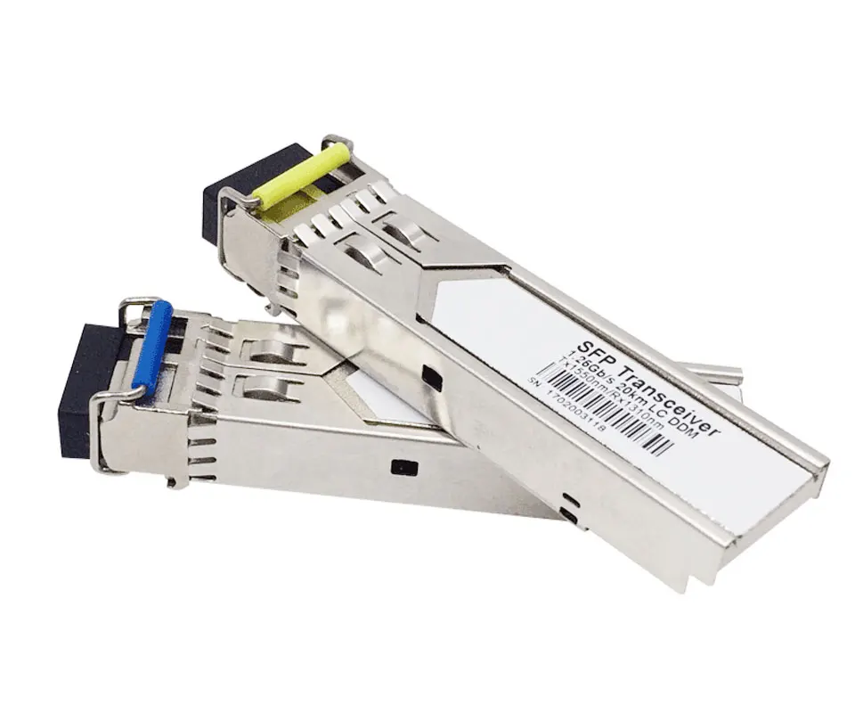 

1 pair LC connector gbic module WDM/BIDI SFP 1.25G Cisco compatible 20km mini gbic transceiver module fiber optical sfp module