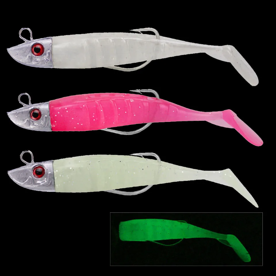 

WALK FISH Fish-type lead soft fishing lure 8cm 8.5g replaceable fish body lures crank hook T tail soft artificial bait pesca