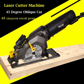 

Mini Cutting Machine Woodworking Electric Circular Saw Home Multi-Function Hand-Held Electric Saw Can Be Chamfered Circular Saw