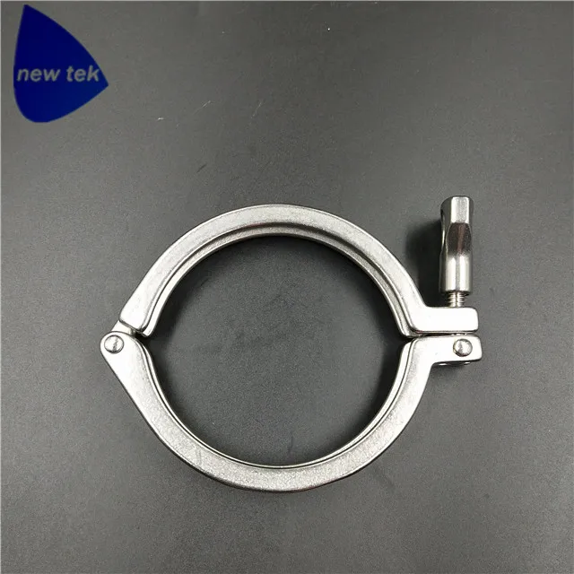 

Sanitary 4in. (119mm OD) Tri Clamp Single Hinge Clamp SS304 Stainless Steel