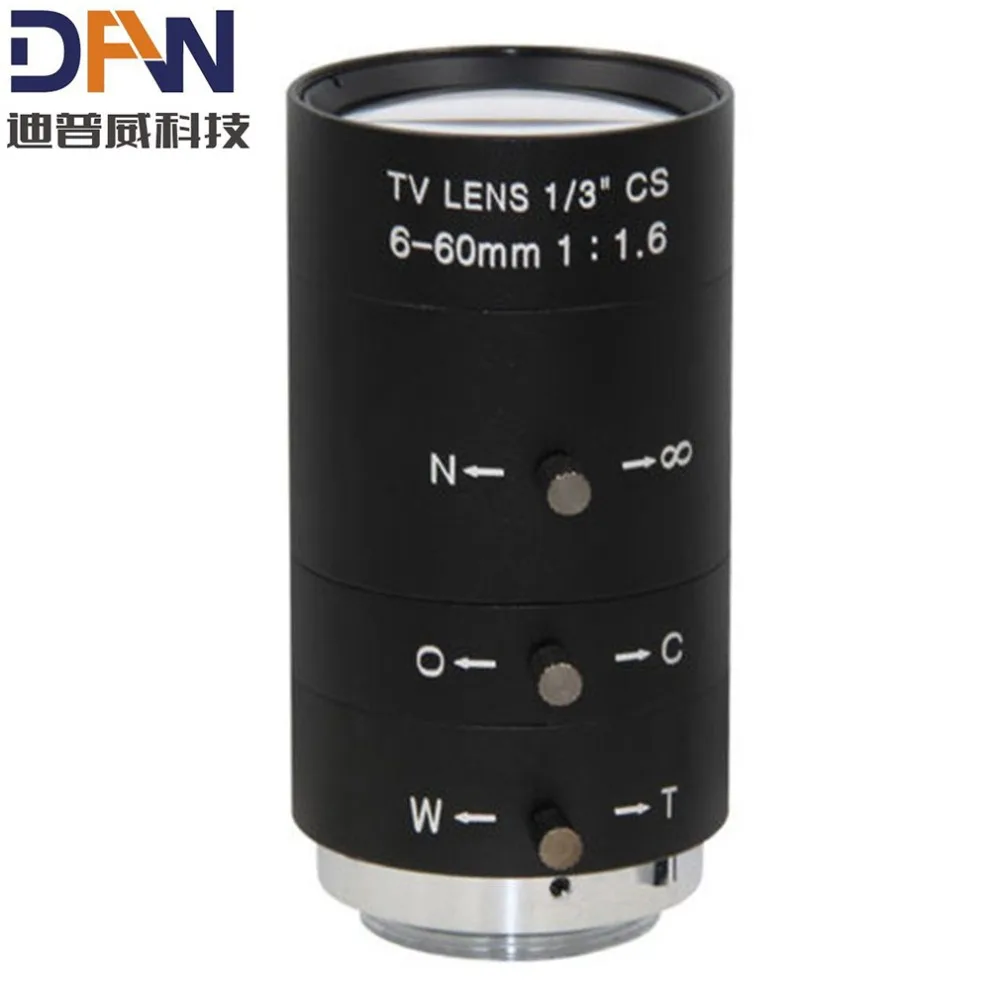 CCTV Video Lens Manual ZOOM 6 60mm CS Mount Lens For Industrial