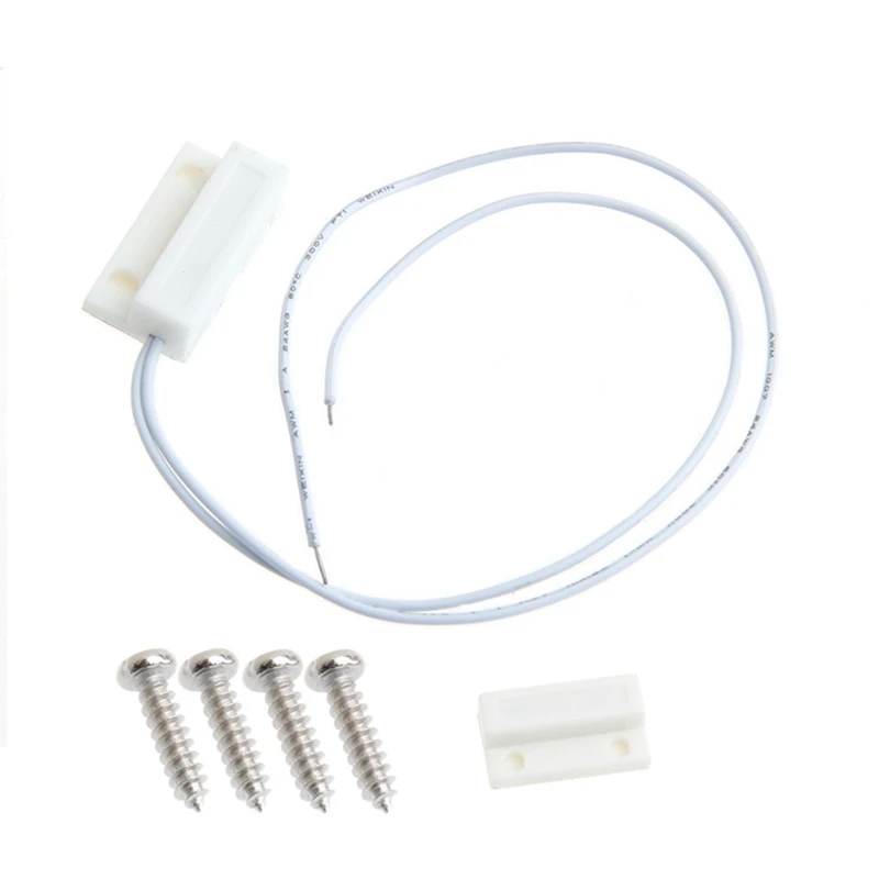 

MC-38 Wired Door Window Sensor Wire Magnetic Switch Home Alarm System N.C Type