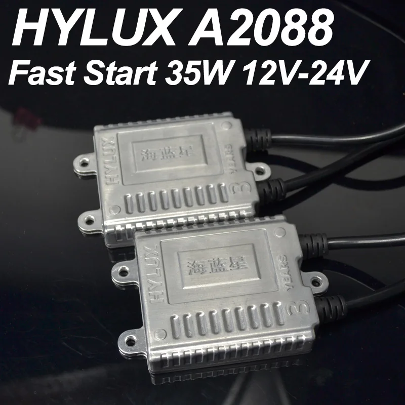 2 шт. Hylux Hyluxtek A2088 9 В до 32 в 35 Вт Быстрый старт Быстрый яркий ксенон HID балласт 35 Вт AC для 12 В 24 В автомобиля и грузовика