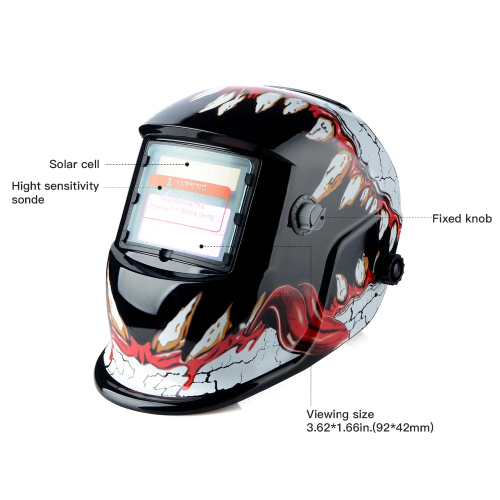 

Solar Auto Darkening Filter Welding Helmet Welder Welding Face Cover Protect Mask ARC TIG MIG Grinding Masks High Quality