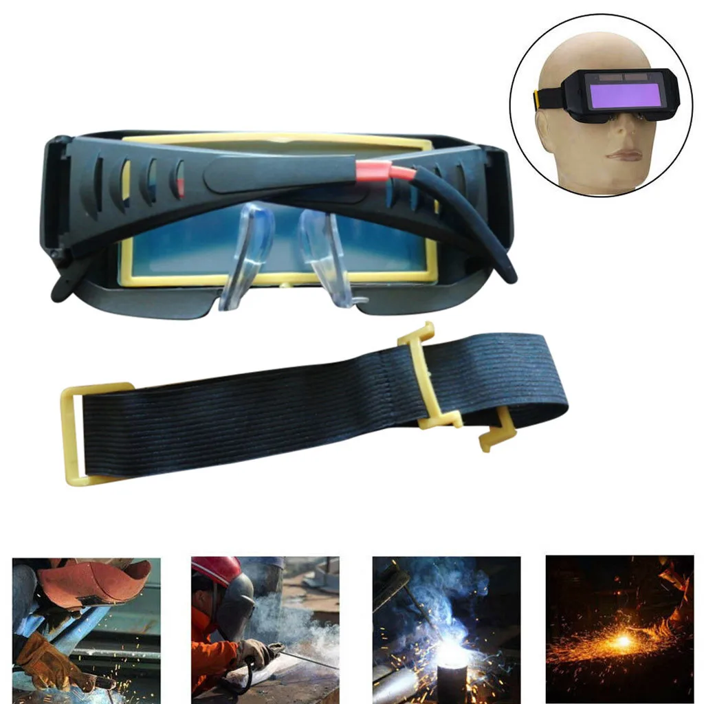 

Solar Powered Auto Darkening Welder Welding Mask Glasses Helmet Eyes Goggle for soldador