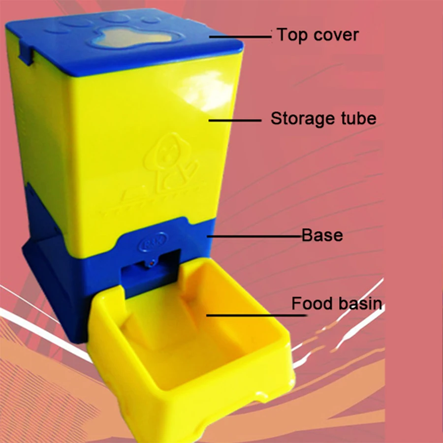 

Pet Cat Feeder Basin Plastic Dogs Feeding Bowls Puppy Container Food Pets Dispenser Water Feed Tool Mascotas Dog Plate 50628