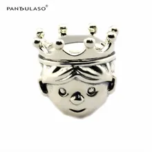 2016 Otoño Precioso Príncipe recién nacido Príncipe Granos Adapta Pulseras Pandora Joyería de los Granos de Plata Esterlina DIY Whloesale Mujer regalo
