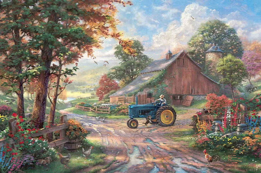 Thomas Kinkade HD Печать на холсте, украшение для детей Подарки настенный художественный плакат печать живопись на холсте настенные картины для детской комнаты