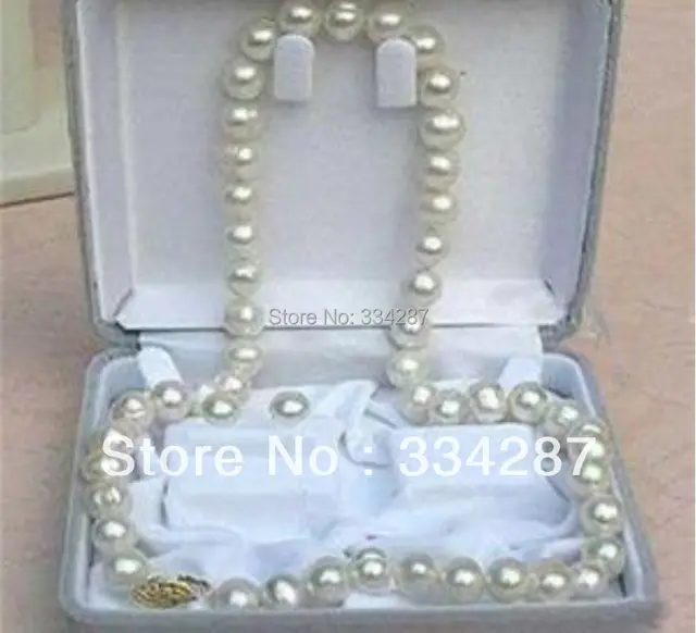 7 8mm White Akoya Cultured Pearl Necklace Earring Set 18 Aa No Box 7 8mm White Akoya Cultured Pearl Necklace Earring Set 18 Aa No Box