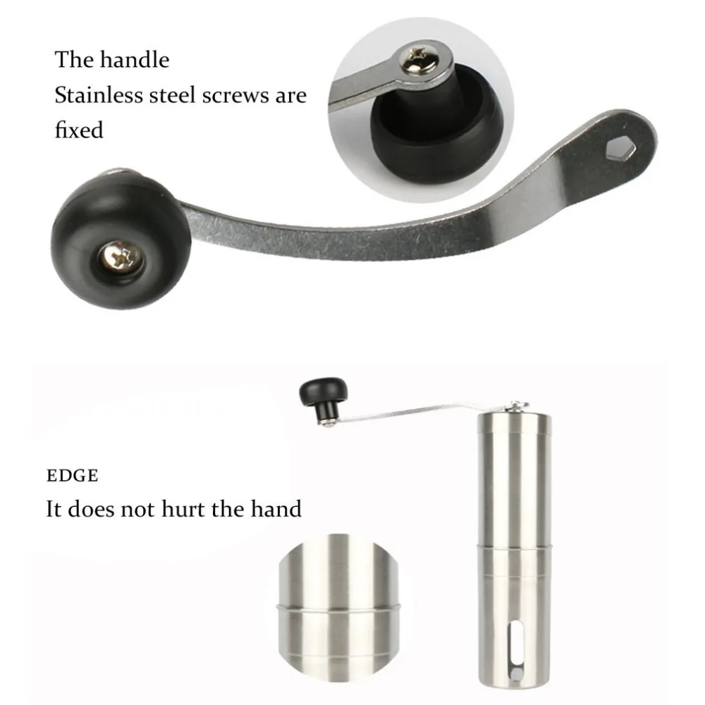 Наиболее стабильный ручная кофемолка и пресс для кофе-керамический заусенец ручной кофемолка подходит для Аэро-пресса