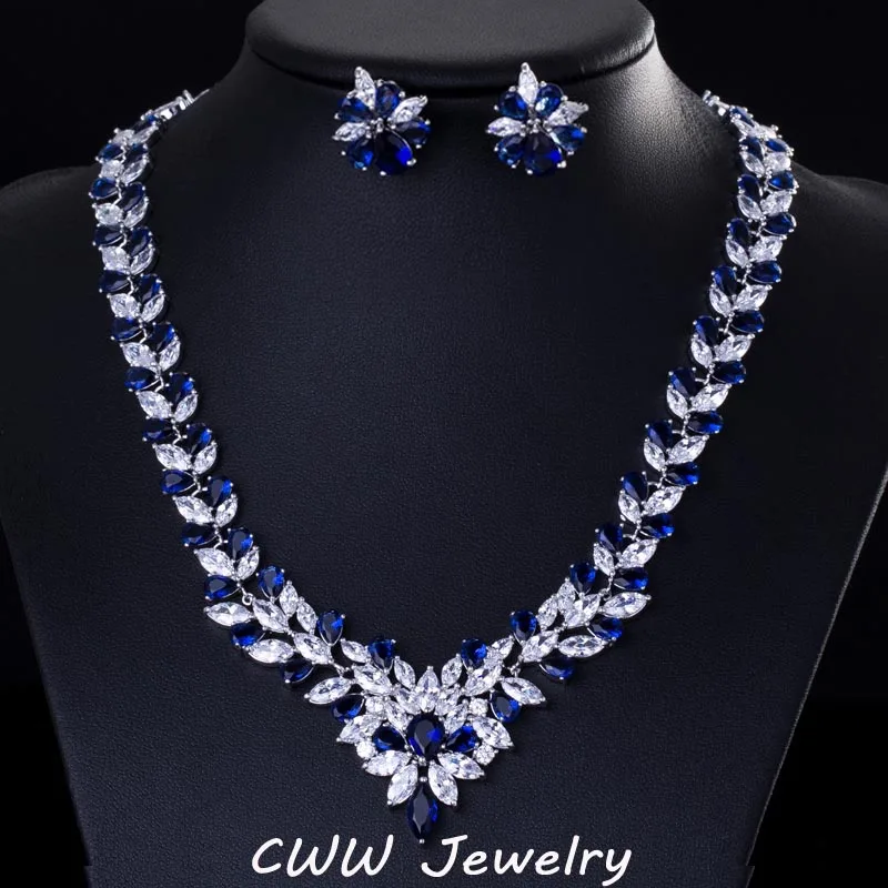 blue diamond choker