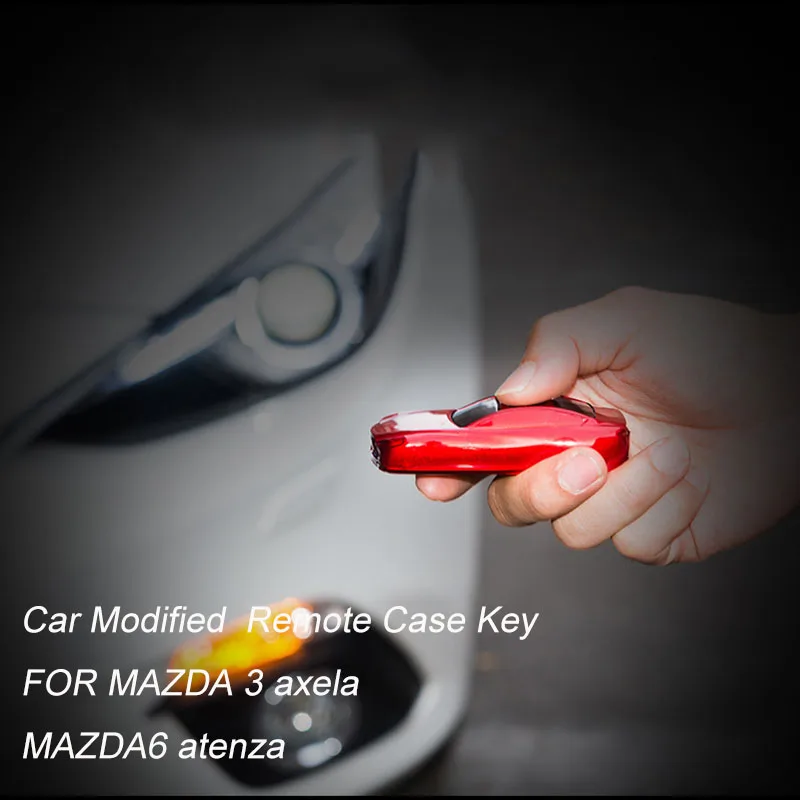 2 кнопки/3 кнопки автомобиль модифицированный складной дистанционный чехол ключ подходит для Mazda 6 ATENZA Mazda 3 AXELA