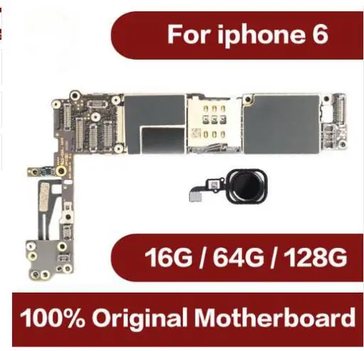 

For iPhone 6 4.7inch Motherboard Unlock Mainboard With Touch ID Full Function 100% Original IOS Board