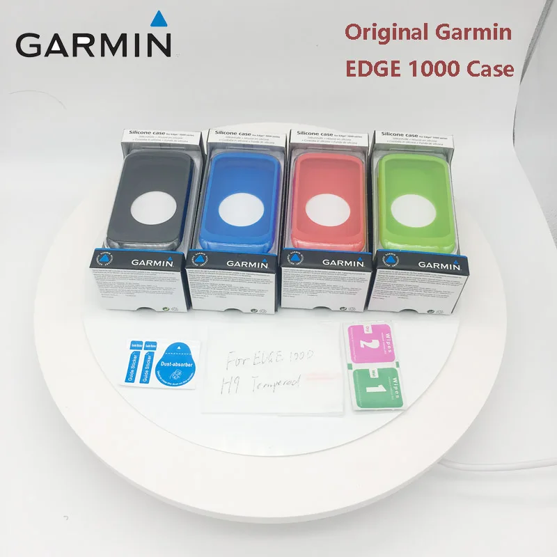 

Original Garmin Bike Gel Skin Case for Edge 1000 bike GPS Computer GPS GARMIN with High quality toughened screen protector
