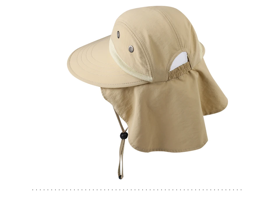 FURTALK Safari Солнцезащитная шляпа для женщин и мужчин летняя шляпа с воротником клапаном женские водонепроницаемые шапки с вырезами для хвостов UPF 50 солнцезащитная Кепка