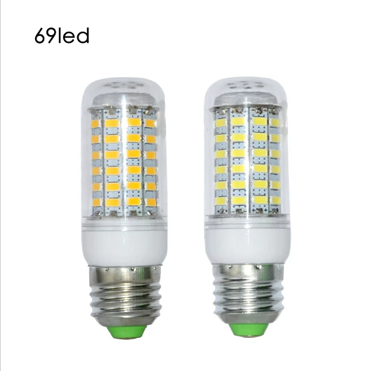 

110V 220V 240V LED Corn Light Lamp E27 SMD5730 LED Lampada LED Bulb 24/36/48/56/69/81/89LEDs Chandelier Lights