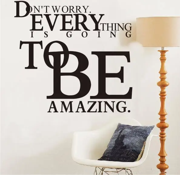 on sale new home decor wall stickers wall quote decals everything is to be amazing art wallpaper 55x52cm22x21inchpc in wall stickers from home garden on - Home Decor Sale on sale new home decor wall stickers wall quote decals everything is to be amazing art wallpaper 55x52cm22x21inchpc in wall stickers from home garden on - Home Decor Sale