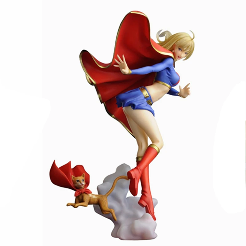 23 см DC Comic Superman Girl Ver Supergirl Коллекция игрушечных фигурок GK модель игрушки фигурка подарок