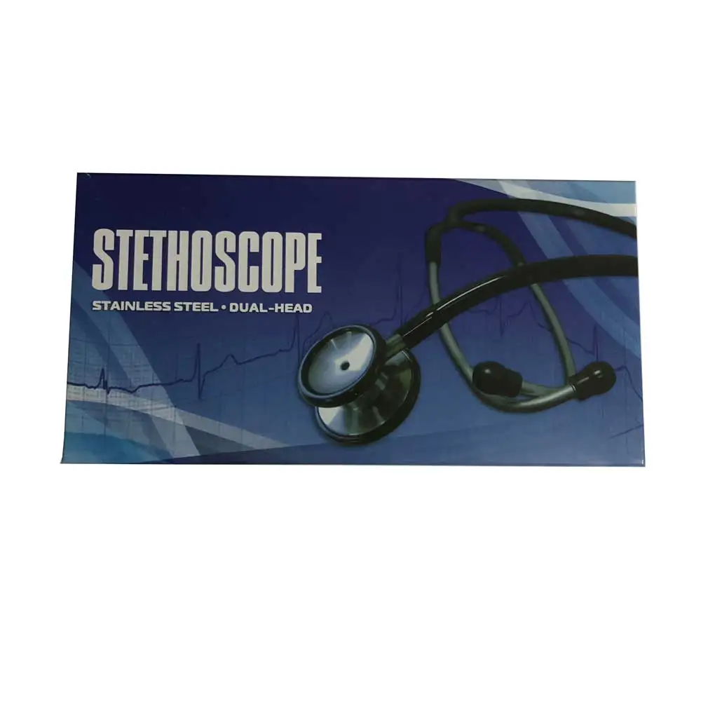 

CE Professional Stainless Dual Head Cardiology Estetoscopio Cute Medical Stethoscope relanx