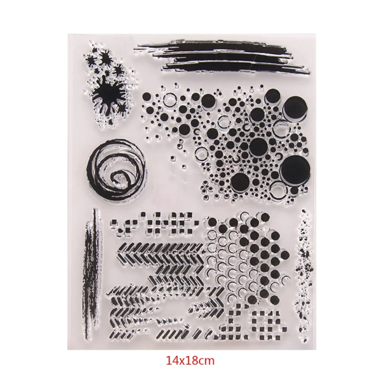 

Transparent Stamp Silicone Seal Sheet For DIY Scrapbook Craft Card Album T1336