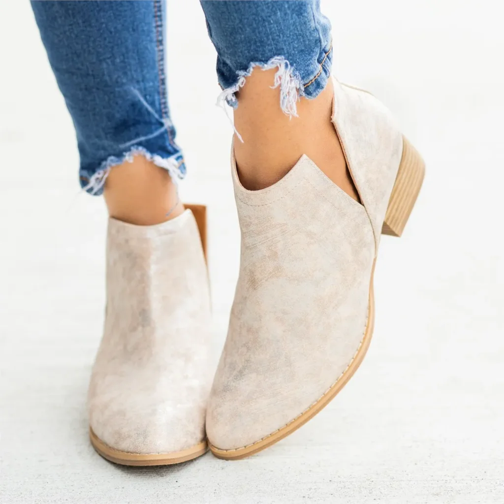 WENYUJHPrint Snake Pu Women Ankle Boots Zip Pointed Toe Footwear Thick High Heels Female Boot Shoes Women 2020 Bootie Shoes
