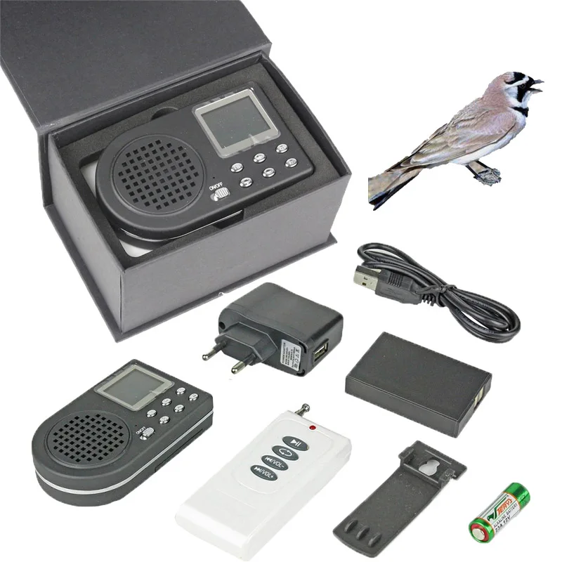 

Outdoor Hunting Decoy Bird Caller Bird Sound Loudspeaker Amplifier With Remote Control CP-360B