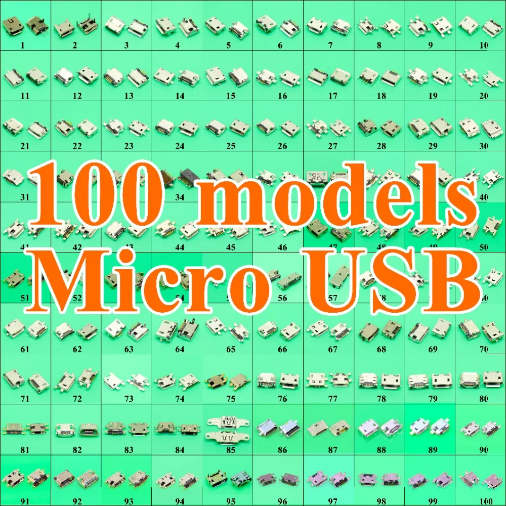 100 модель Мини Micro usb разъем для зарядки разъем для постоянного тока мощность V8 Порт передачи данных 5 pin 7 pin для samsung lenovo huawei zte htc