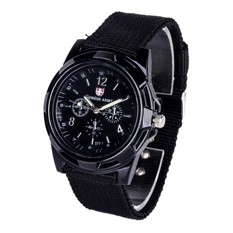2019 drop shipping Men Nylon band Military watch Gemius Army watch High Quality Quartz Movement Men sports watch Casual wristwatches (16)