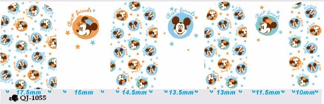 Mickey Minnie Decals Stickers Wrap Nails Cartoon Cute Nail Sticker Tips Decoration Nail Art Water Transfer Sticker