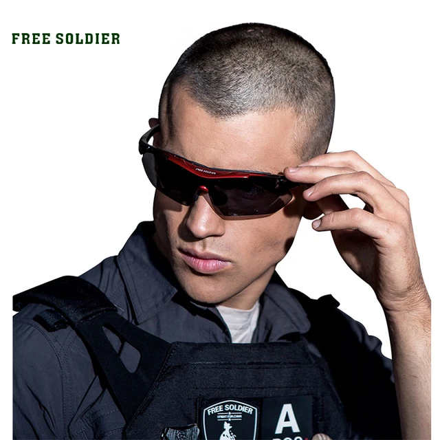 FREE SOLDIER Спортивные очки с поляризованным светом , тактические пуленепробиваемые очки , защитные очки для близоруких и рыбалки , оправа для очков для близоруких защиты от ультрафиолетовых лучей Локальная доставка