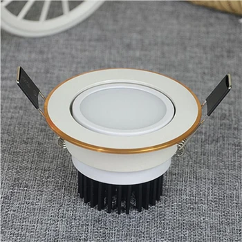 

Free Shipping New Model 7W 10W 15W 20W COB LED Dimmable Downlight Recessed LED SpotLight LED Decoration Ceiling Lamp AC110V 220V