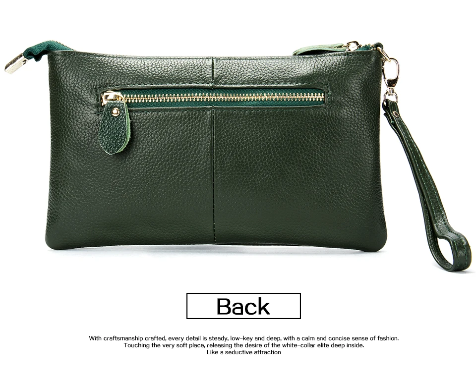 Wallet Female Card Holder Coin Purse Women Genuine Leather Long Wallet for Credit Cards Bag Purses for Women Shoulder Bags 25