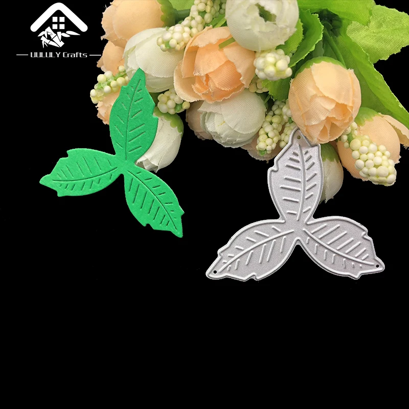 

Christmas Leaves Metal Cutting Dies for Scrapbooking Stencils Die Wedding Card Making Album Embossing Cut