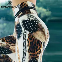 NADANBAO новые леопардовые женские леггинсы для фитнеса, штаны до щиколотки, уличные спортивные леггинсы, пуш-ап сексуальные леггинсы для тренировки