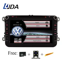 LJDA Car Multimedia player For VW POLO PASSAT b6 golf 5 Skoda Octavia SEAT LEON wifi radio dvd automotivo GPS 2 Din Autoradio