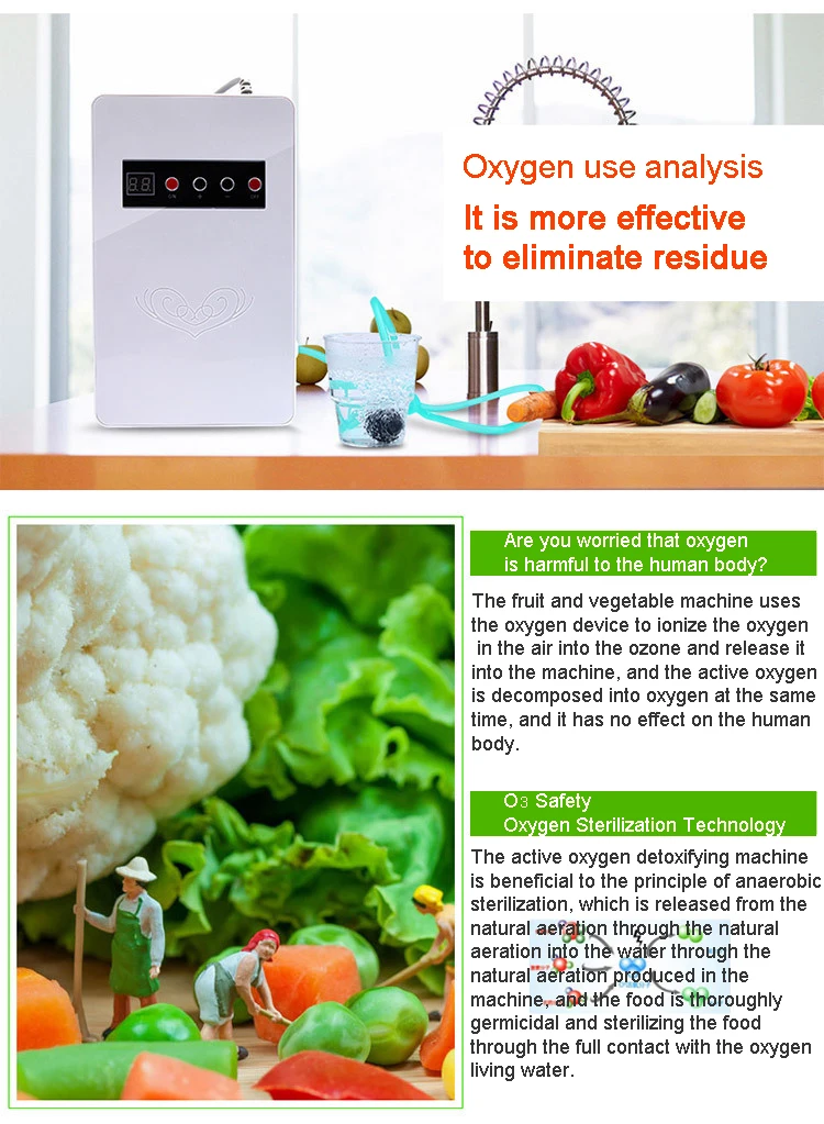 DMWD озонатор воздуха очиститель фруктов овощей дезодорант Озон ионизатор генератор воды средство для стерилизации кислородная машина 400 мг/ч