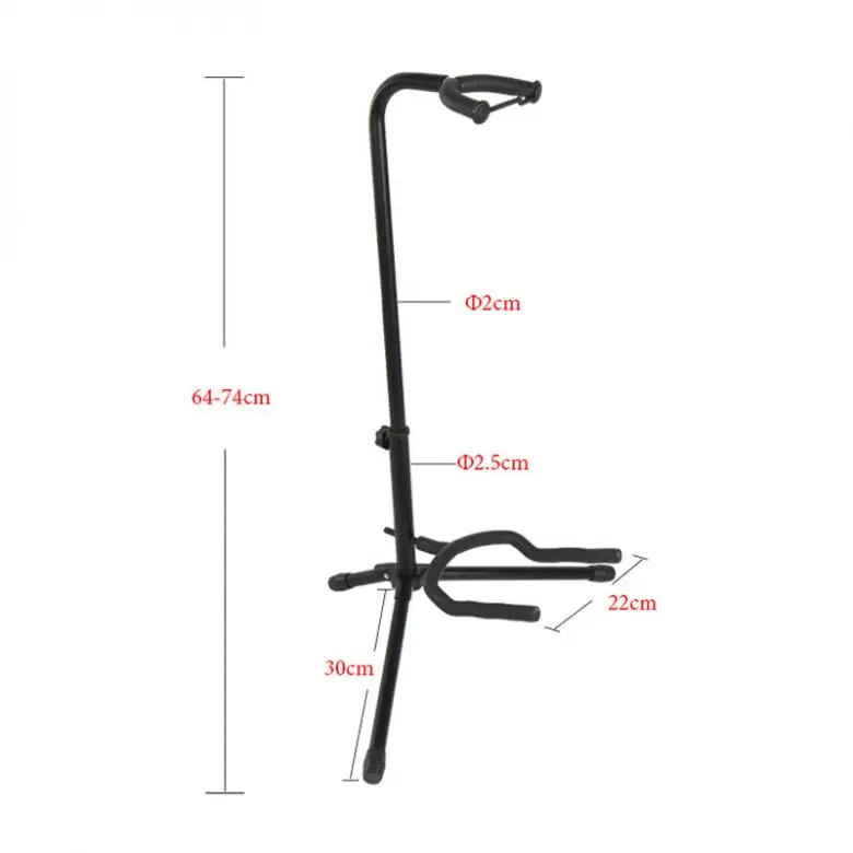 Напольная подставка из алюминиевого сплава для гитары, Устойчивый Штатив, держатель для акустической электрогитары, бас-музыкальный инструмент, напольная подставка
